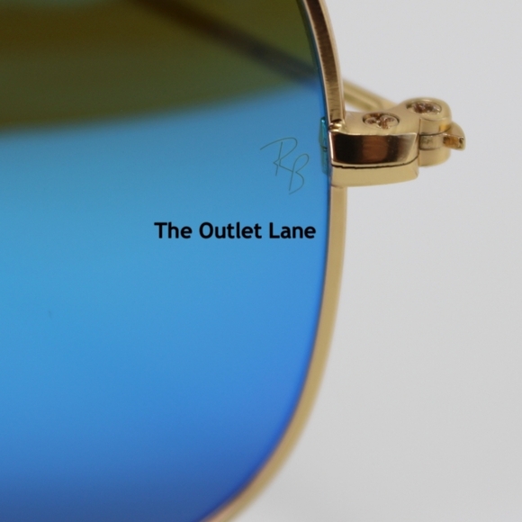 Model Display Ray-Ban Aviator Blue Mirror RB3025 - Picture 13 of 16